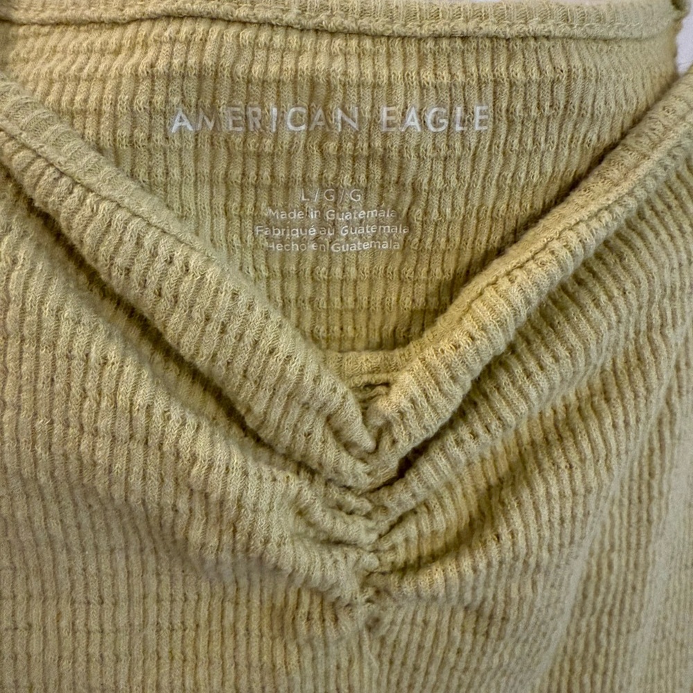 American Eagle | Cotton Ribbed Tank Top | Size: Large - Picture 2 of 2